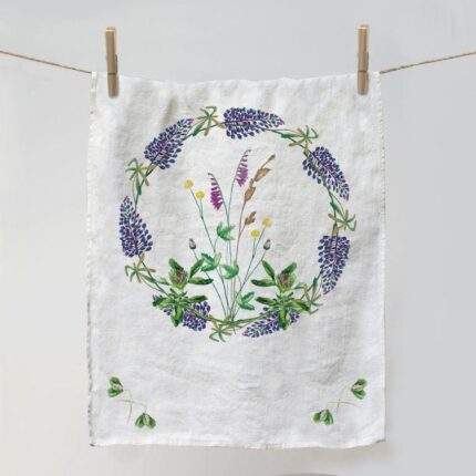 Tea towel, wedding gift, personalized towel, custom order, linen towel, PR0597