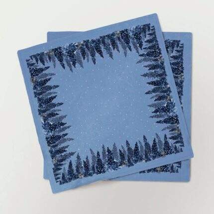 Linen napkins, napkins set, Holiday table decor, 100% linen, blue linen napkin, cloth napkins, hand made napkins, matching set, rustic linen, PR0284