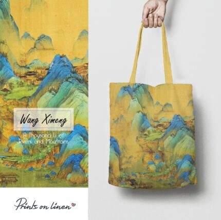 Tote bag canvas, Wabi Sabi, shopping bag, linen bag, everyday bag, linen tote, PR1109