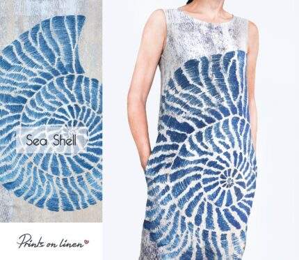 Women dress, Shell, linen dress, sleeveless, plus size dress, 100% linen, custom size dress, PR1149