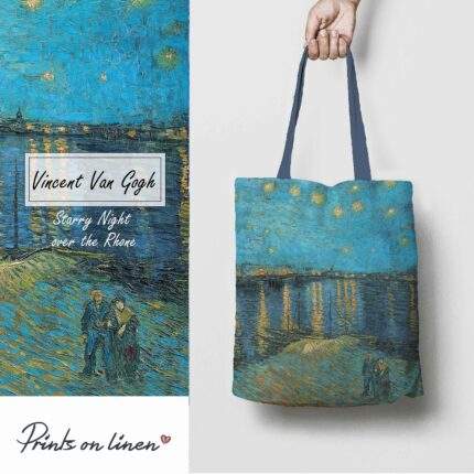 Van Gogh, tote bag, linen bag, art print, PR0810