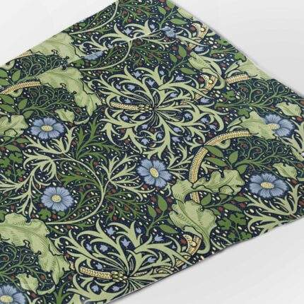 Placemats set, John Henry Dearle, Seaweed, 100% linen, home decor, linen table top, linen placemats, PR1059