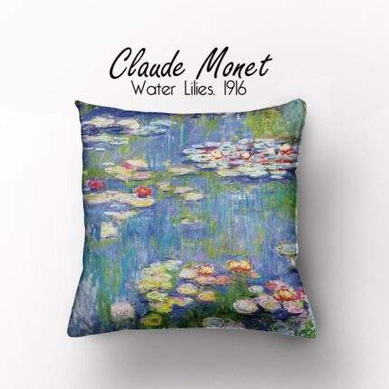 Claude Monet,  Warer Lilies, Cushion cover, linen pillow, cushion, decorative pillows, PR0627