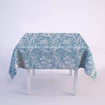 Tablecloth, William Morris, Sidewall Arcadia, Vintage decor, 100% linen, PR0596