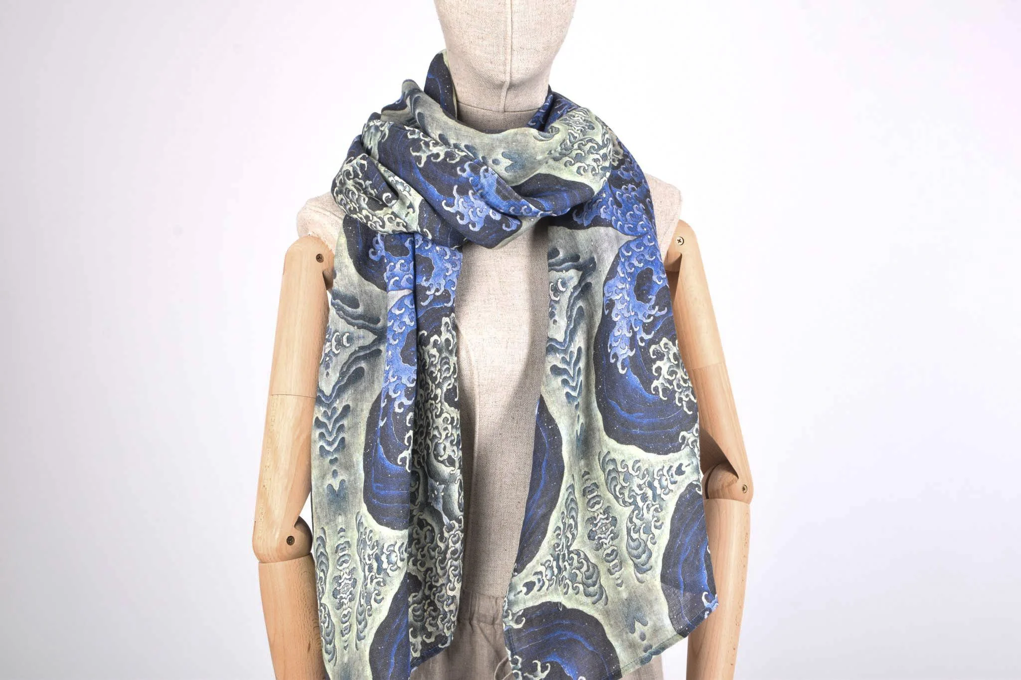 LINEN SCARF / linen shawl / flax scarf / mothers day gift / handmade in online australia / pamelatang