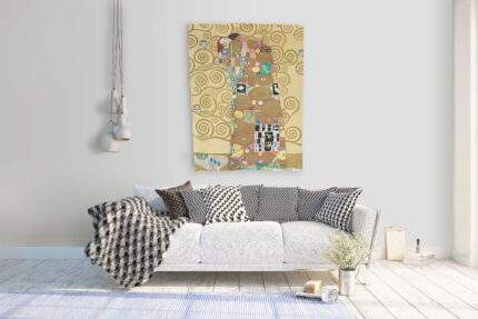 Gustav Klimt, Cartoon for the Frieze of the Villa Stoclet in Brussels, wall decor, wall prints, wall tapestry, PR1119