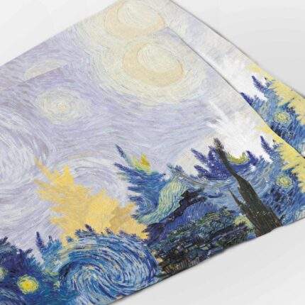 Christmas placemats set, Vincent van Gogh, Christmas trees, The Starry Nigh, PR0658