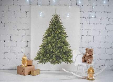 Tapestry, tree decor, wall tapestry, wall hanging, Fir Tapestry, Christmas decor, hippie tapestry, holiday decor, Christmas tree, wall art,  PR0244