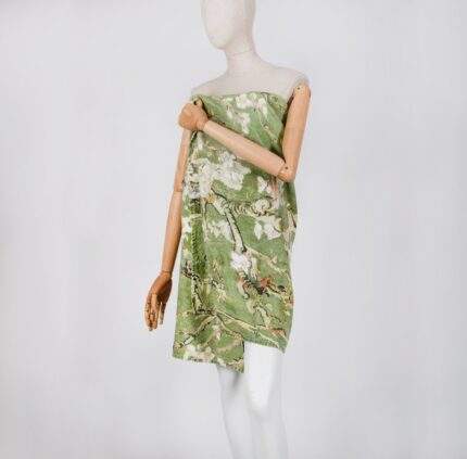 Linen bath towel, Van Gogh, Almond Blossom, beach towels, travel towel, spa towel, natural towel, PR1153