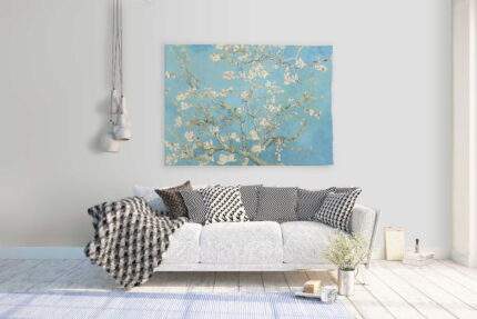 Wall tapestry, Van Gogh, Almond blossom, 100% linen, wall decor, studio decor, wall art, PR0543