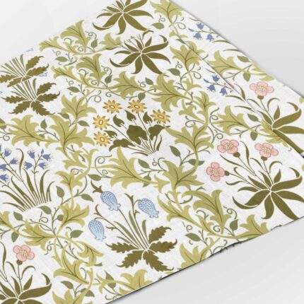 Placemats set, William Morris, Celandine, Placemats set (4 or 6), 100% linen, linen placemats, PR1244