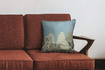 Cushion cover, Cats in the Snow,  Morris Hirshfield (1872-1946), cushion cover with zipper, 100% linen, PR1170