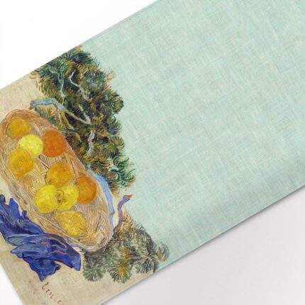 Table runner, Vincent van Gogh, Still Life with Oranges, Lemons and Blue Gloves, 1889, PR0720