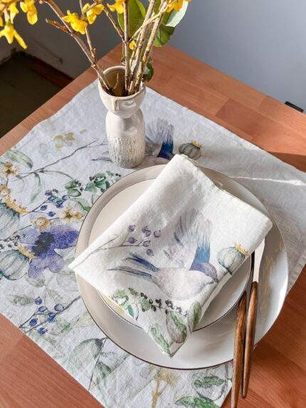 Napkins set, Easter decor, Easter napkins, Easter table decor, linen napkins, housewarming gift, matching napkins, wholesale prices, PR0334