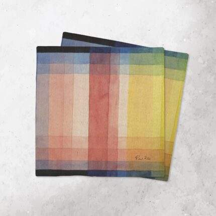 Napkins set, Paul Klee, Architecture of the Plain, Abstract art, PR0362