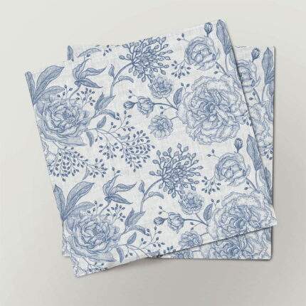 Napkins set, Floral vintage, 100% linen, napkins cloth, fabric napkins, napkins for wedding, custom napkins, dinner napkins, PR0346