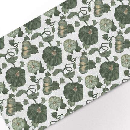 Pumpkins Table runner, Pumpkins decor, fall, fall linens, thanksgiving decor, linen table runner, PR0560