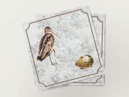 Napkins set, Bird&Egg, Perkūno oželis, linen napkins, fabric napkins, 100% linen, PR3053