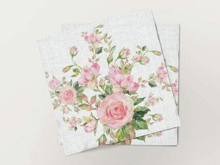Napkins set, Eternal Bloom, wedding decor, linen napkins, fabric napkins, 100% linen, PR3089