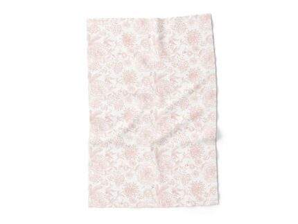Linen towel, Floral Vintage, Peach/Pink color, Kitchen towel, Home towel, PR3123