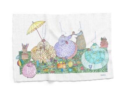 Linen towel, Happy Birthday, Kitchen towel, Home towel, PR3177