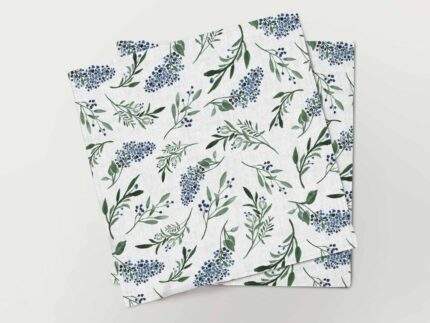 Napkins set, Garden Grace, fabric napkins, 100% linen, PR3201