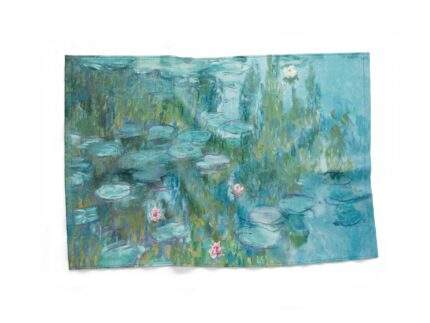 Linen towel, Monet Lilies, 1915, 100% linen, Tea towel, Kitchen towel, PR3228