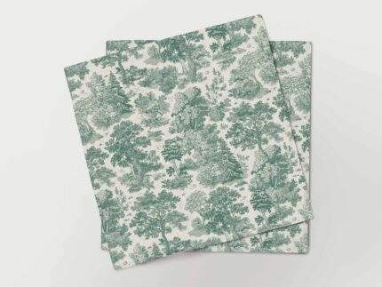 Napkins set, Forest Serenity, linen napkins, wedding napkins, fabric napkins, PR3249