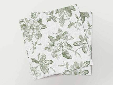 Napkins set, Magnolia, linen napkins, wedding napkins, fabric napkins, PR3261