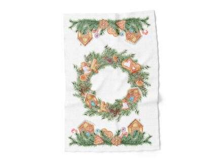 Linen towel, Gingerbread, 100% linen, PR3299
