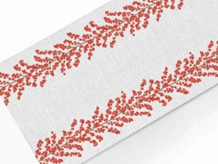 Table runner, Redberry, linen table runner, 100% linen, PR3268