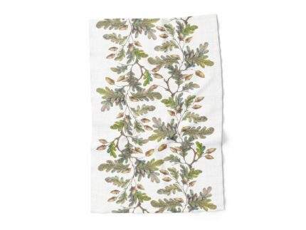 Linen towel, Lithuanian Oak, 100% linen, fall towel, PR3267