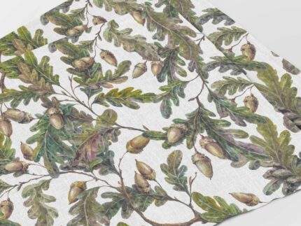 Placemats, Lithuanian Oak, 100% linen, decorative pattern, PR3266