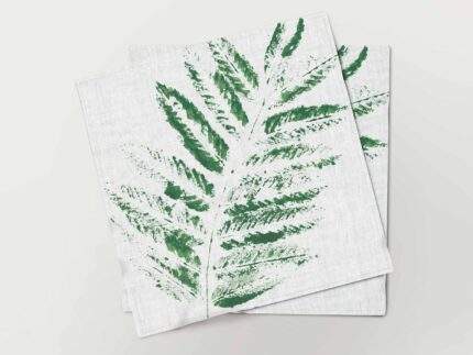 Napkins set, Rowan Leaf, linen napkins, fabric napkins, PR3277