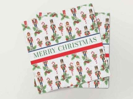 Napkins set, Nutcracker Holiday, linen napkins, fabric napkins, PR3305