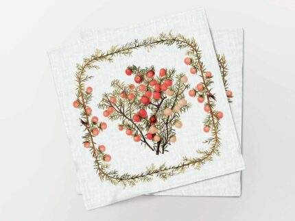 Napkins set, Louisa Anne Meredith (1812–1895), linen napkins, PR3361
