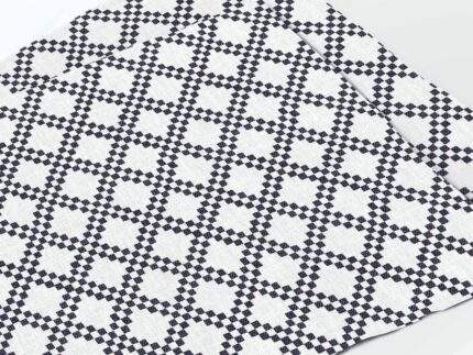 Placemats, Double Irish Chain Pattern, 100% linen, decorative pattern, PR3358