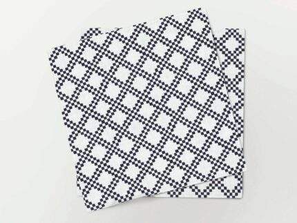 Napkins set, Double Irish Chain Pattern, linen napkins, fabric napkins, PR3357