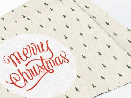 Placemats, Holiday Woods, 100% linen, Holiday pattern, PR3318