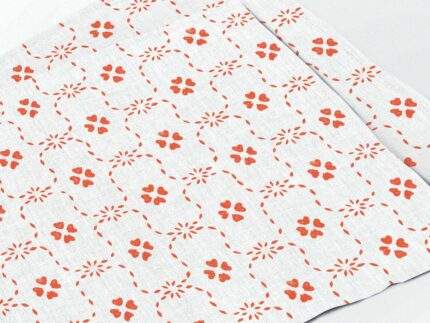 Placemats, design for from a manufacturer's pattern book, 100% linen, Holiday pattern, PR3326