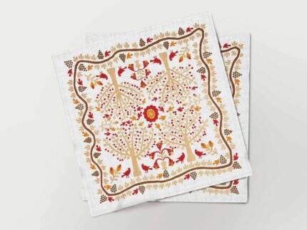 Napkins set, Print design Bedcover, United States, 1820, PR3400