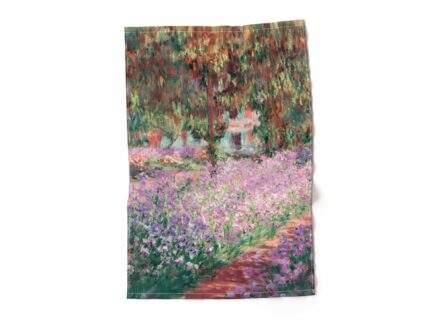 Linen towel, Claude Monet, Garden at Giverny, PR3423