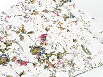 Placemats set, William Kilburn, textile, white background, PR3522