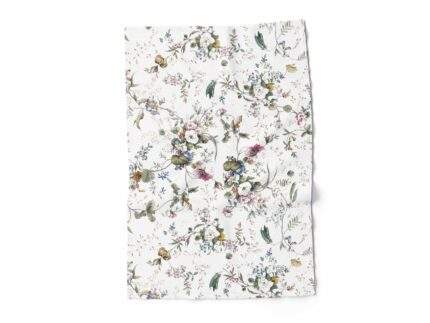 Linen towel, William Kilburn, textile, white background, PR3523