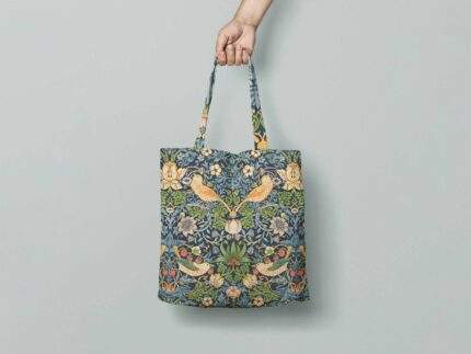 Tote bag, William Morris, Strawberry Thief, Large pattern. PR3499