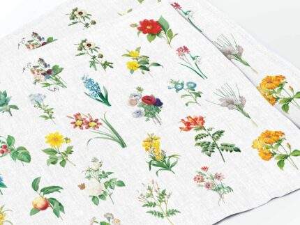 Placemats set, Beautiful Blooming Wild Flowers, PR3568