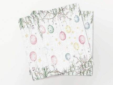 Napkins set, Easter Garden, 100% linen, PR3457