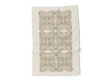 Linen towel, De Morgan Tile Design, PR3659