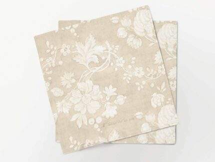 Napkins set, Anna Maria Garthwaite, Spitalfields, 1752 - 1753, Vanilla color, PR3665