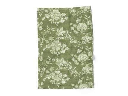 Linen towel, Anna Maria Garthwaite, Spitalfields, 1752 - 1753, matcha color, PR3671